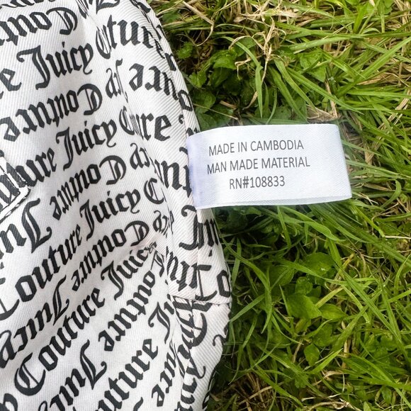 Juicy Couture With Black Coin Purse Juicy Tote bag Black Beige NWT - Picture 15 of 16